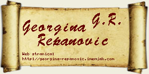 Georgina Repanović vizit kartica
